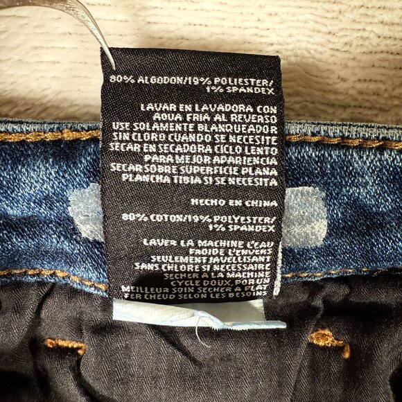 Kut From the Kloth Skinny Jeans Women Size 4 Blue Stretch Cotton Blend 5-Pockets - Picture 13 of 14